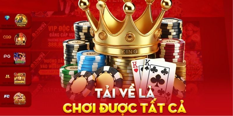 Các sảnh game chính nổi bật của app 33WIN